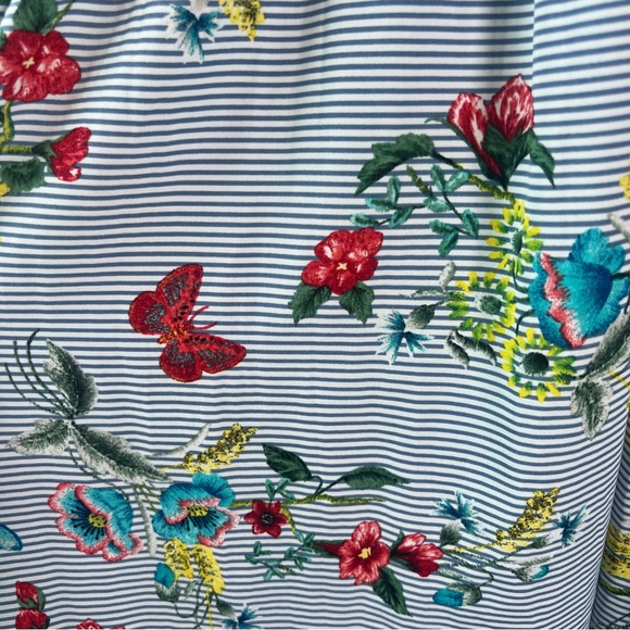 Hummingbird Women’s Sleeveless Mini Dress Size Small Embroidered Zip up - Picture 7 of 9